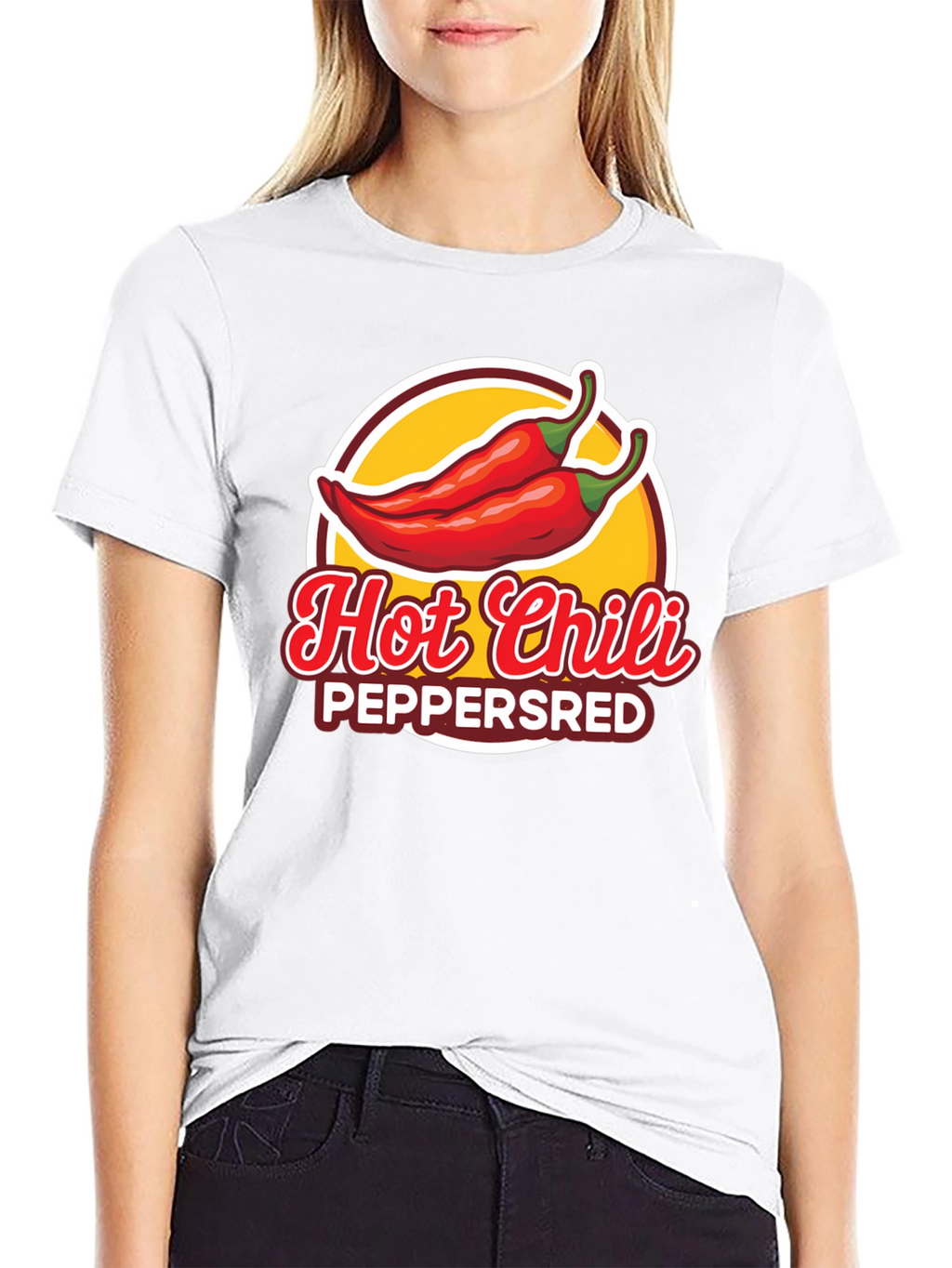 Hot Chili Peppers Graphic T-Shirt - Black