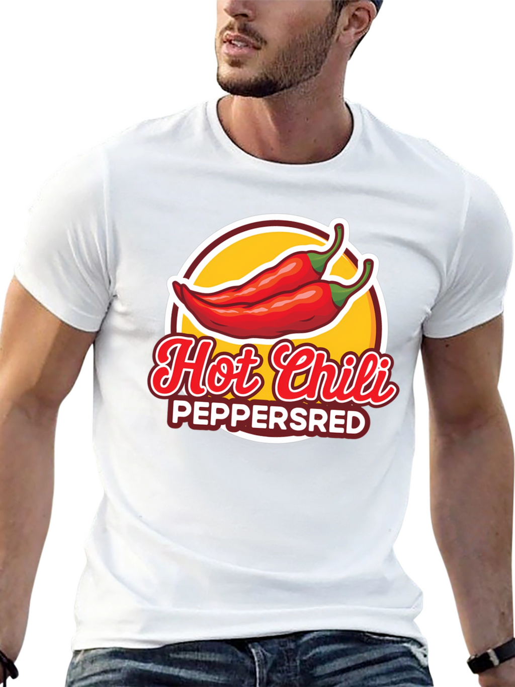 Hot Chili Peppers Graphic T-Shirt - Black