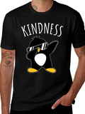 Kindness Penguin Dabbing T-Shirt - Unisex