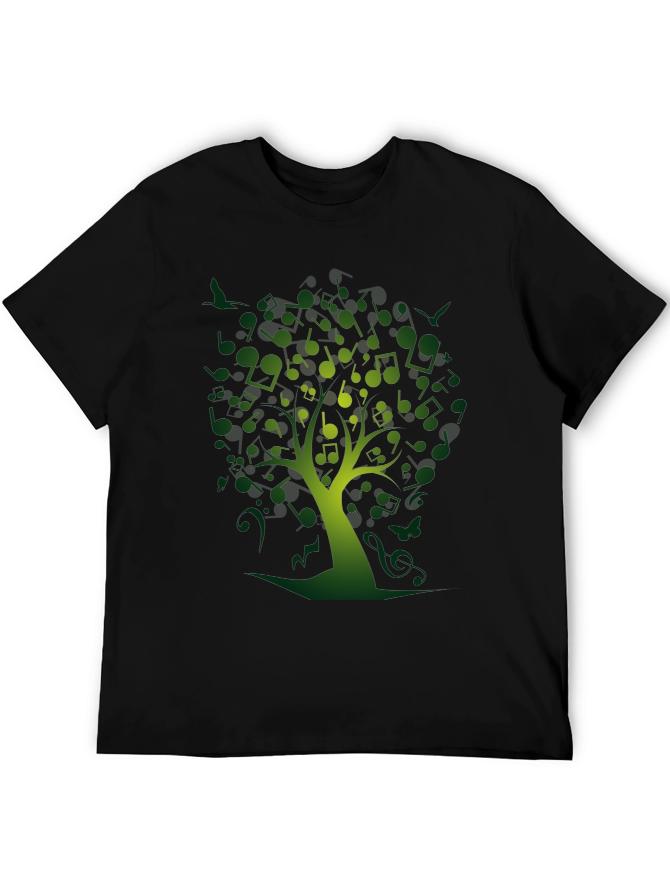 Musical Notes Tree Graphic Tee