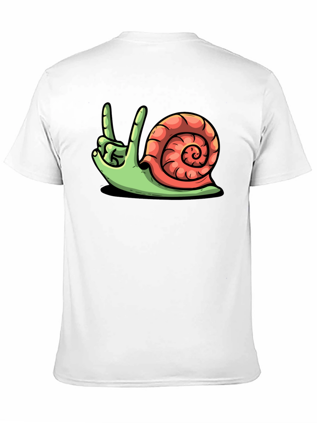 Rock On Snail Graphic T-Shirt