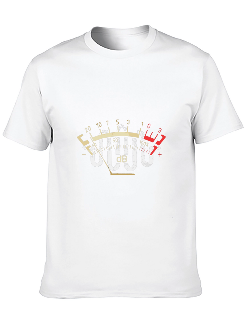 Sound Meter Graphic Tee - Black Cotton Blend