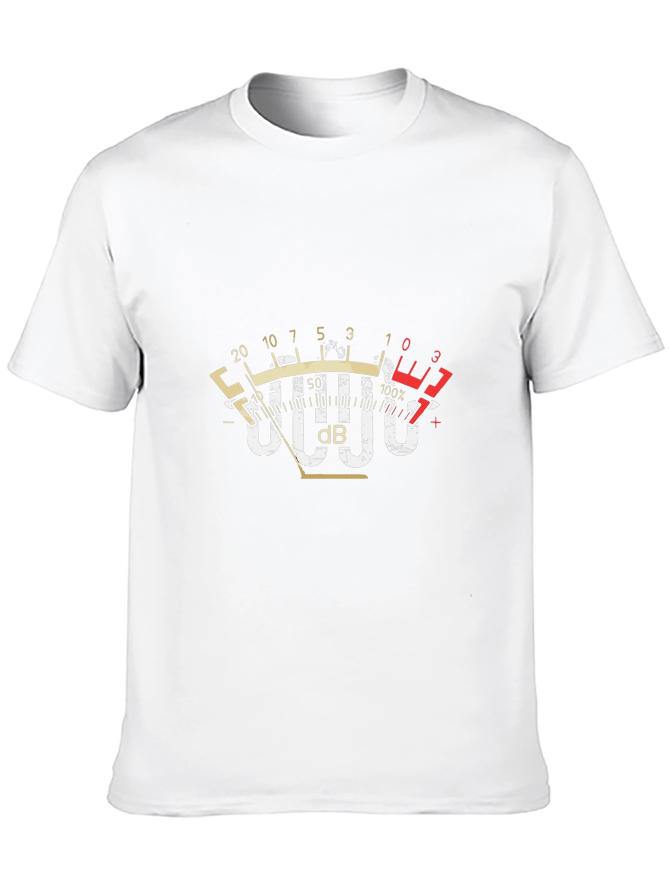 Sound Meter Graphic Tee - Black Cotton Blend