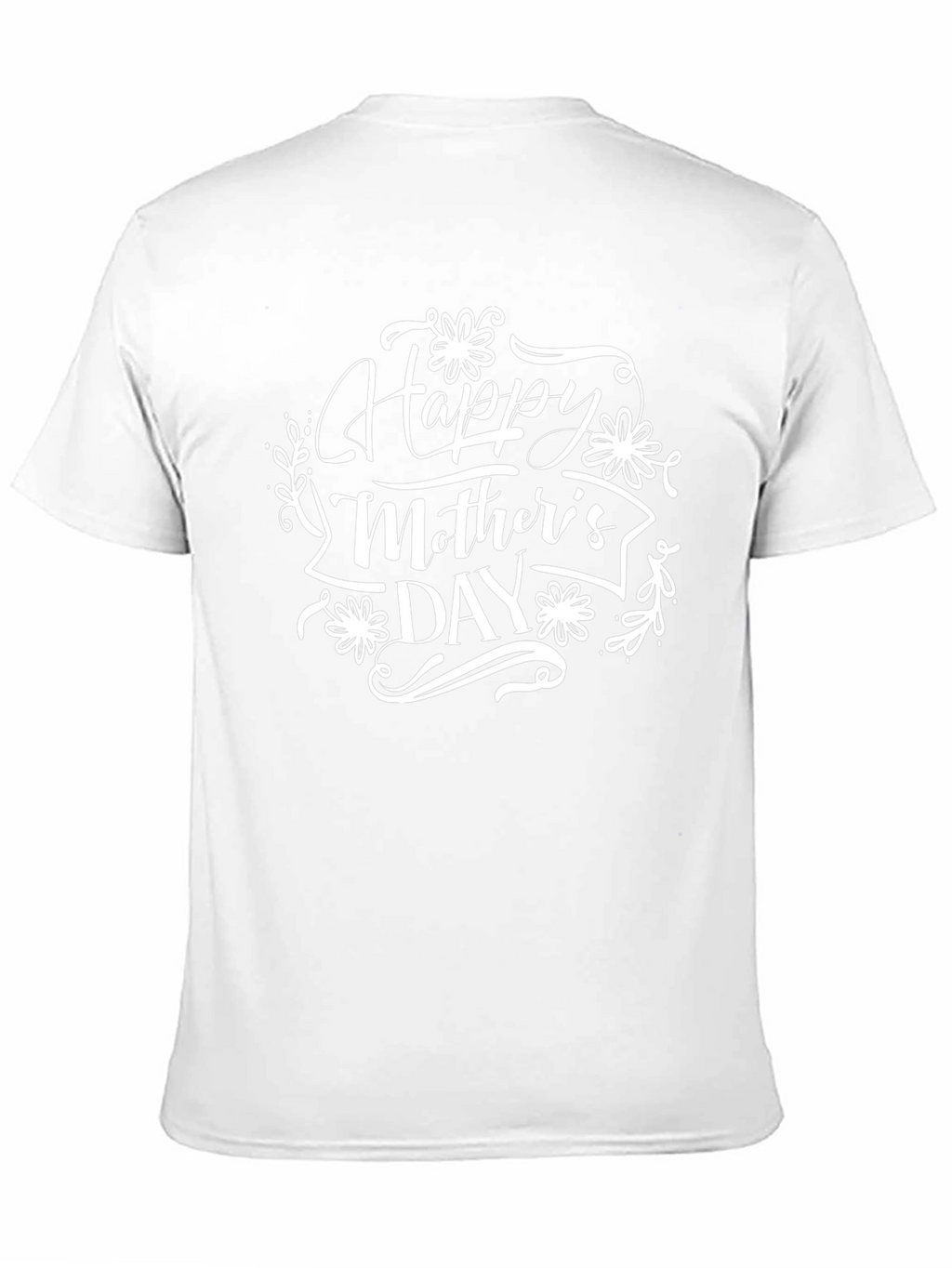 Happy Mothers Day Black T-Shirt