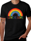 Love is Love Rainbow Pride Graphic Tee