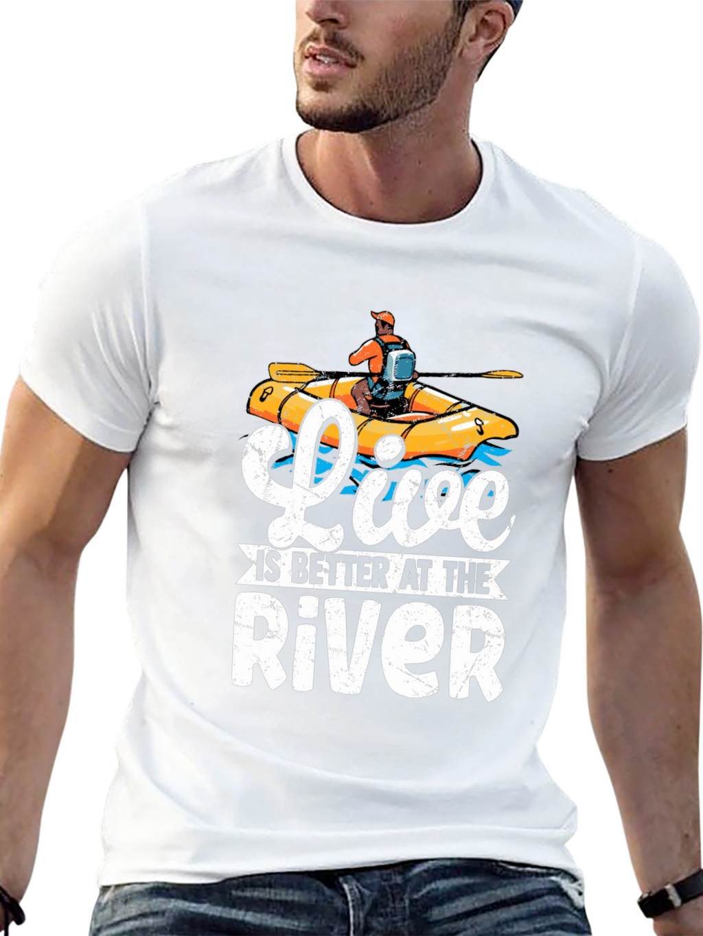 Live is Better at the River Rafting T-Shirt