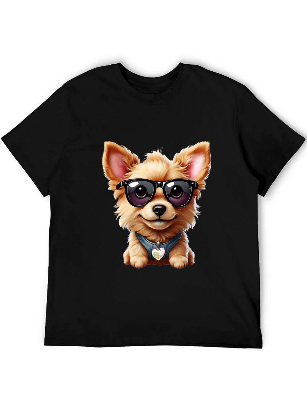 Cool Dog Tee: Stylish Canine Graphic T-Shirt