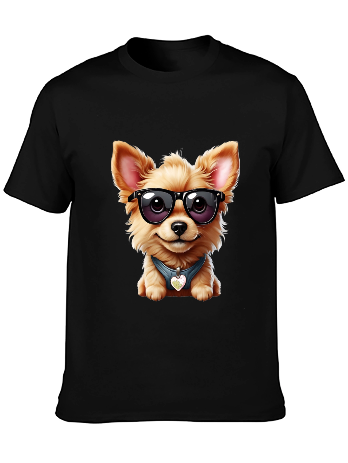 Cool Dog Tee: Stylish Canine Graphic T-Shirt