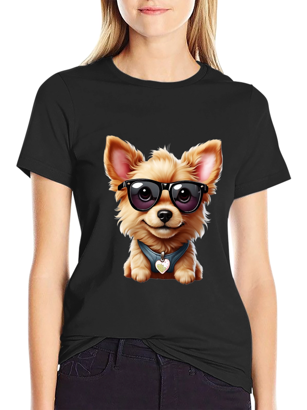 Cool Dog Tee: Stylish Canine Graphic T-Shirt