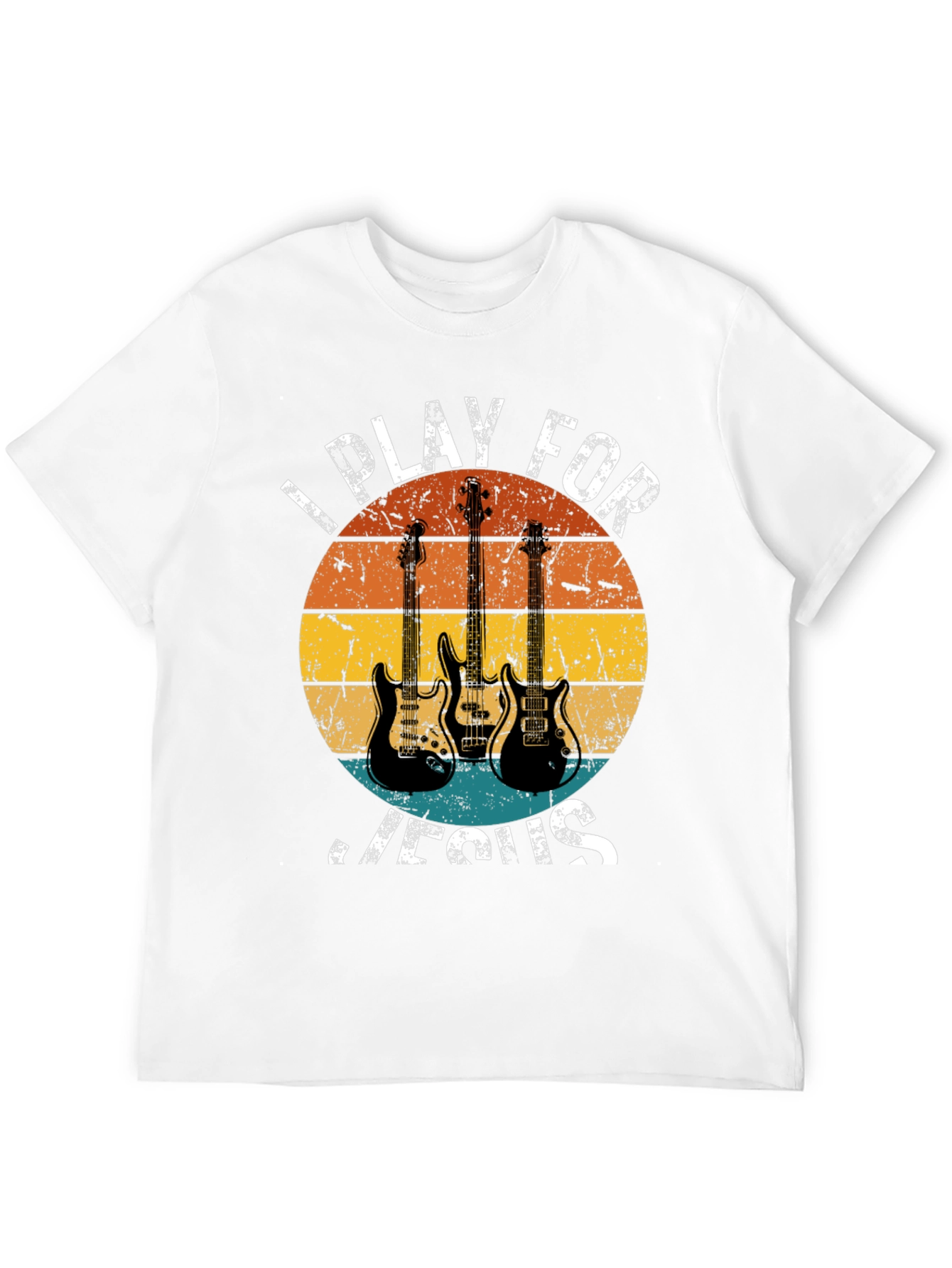 I Play for Jesus Guitar T-Shirt
