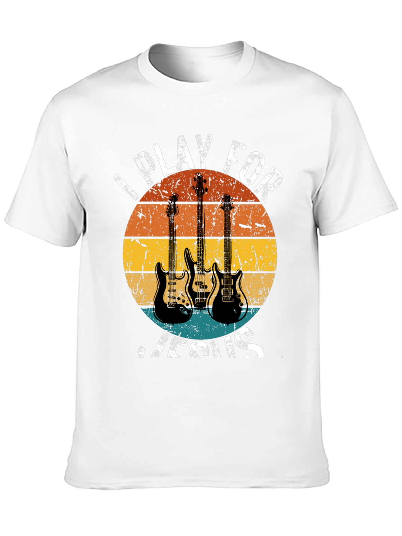I Play for Jesus Guitar T-Shirt
