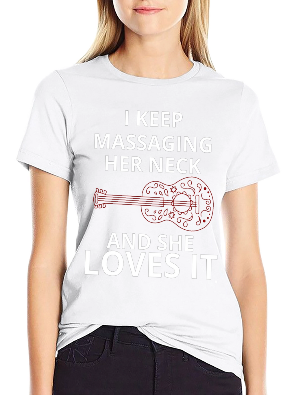 I Keep Massaging Her Neck T-Shirt
