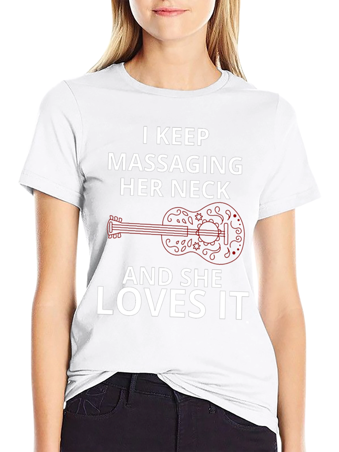 I Keep Massaging Her Neck T-Shirt