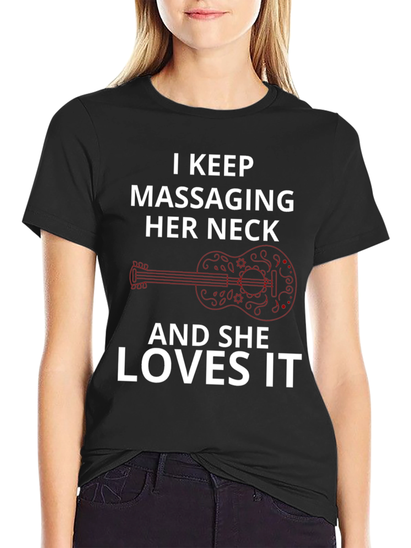 I Keep Massaging Her Neck T-Shirt