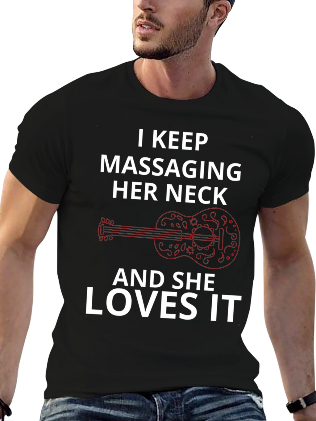 I Keep Massaging Her Neck T-Shirt