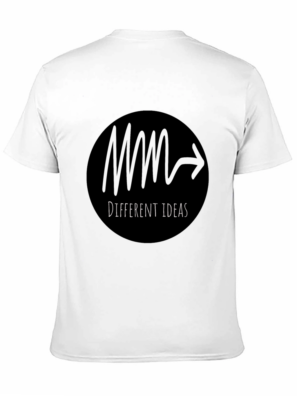 Different Ideas Graphic T-Shirt - Black Cotton Tee