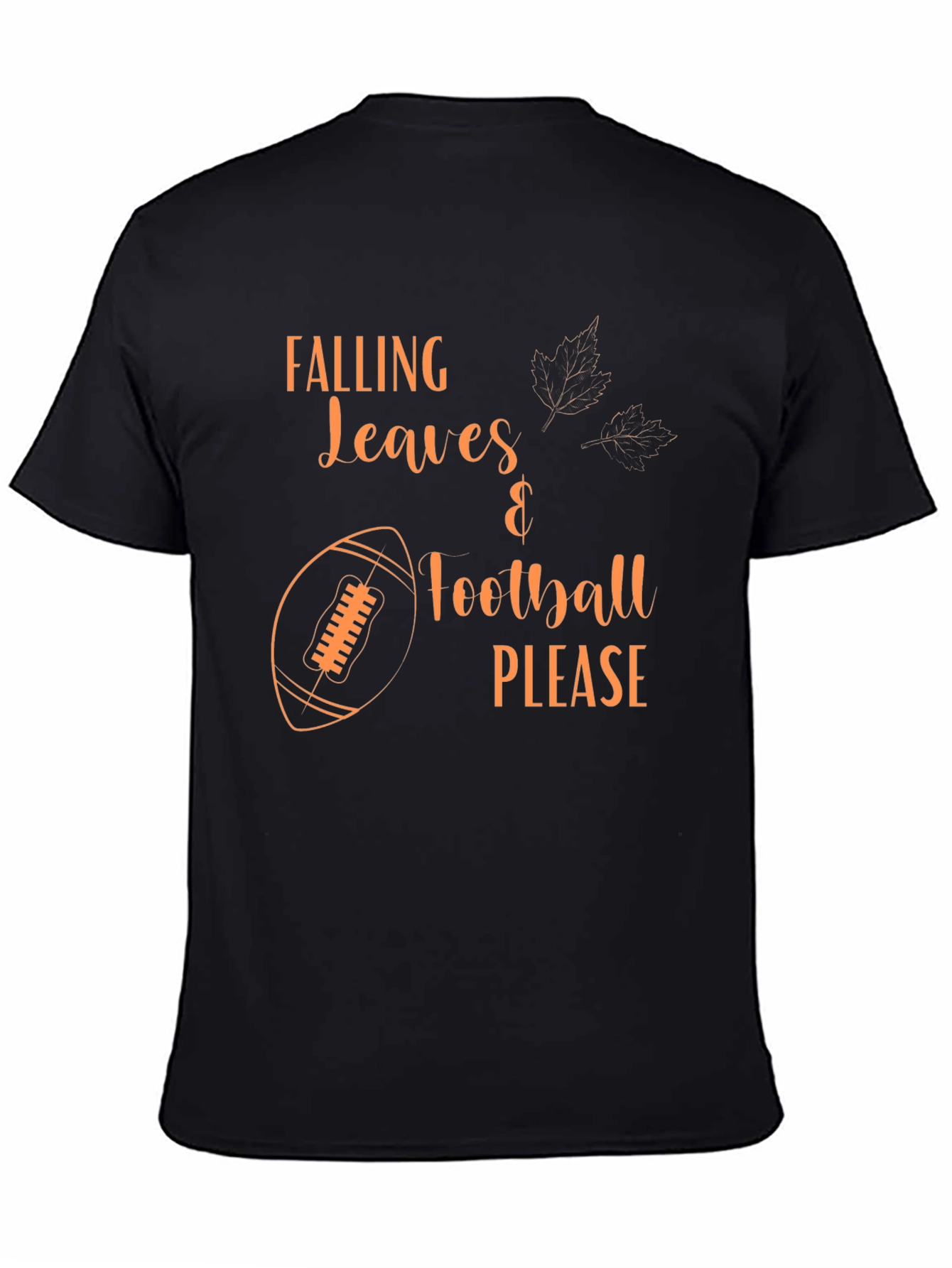 Falling Leaves Football Please T-Shirt