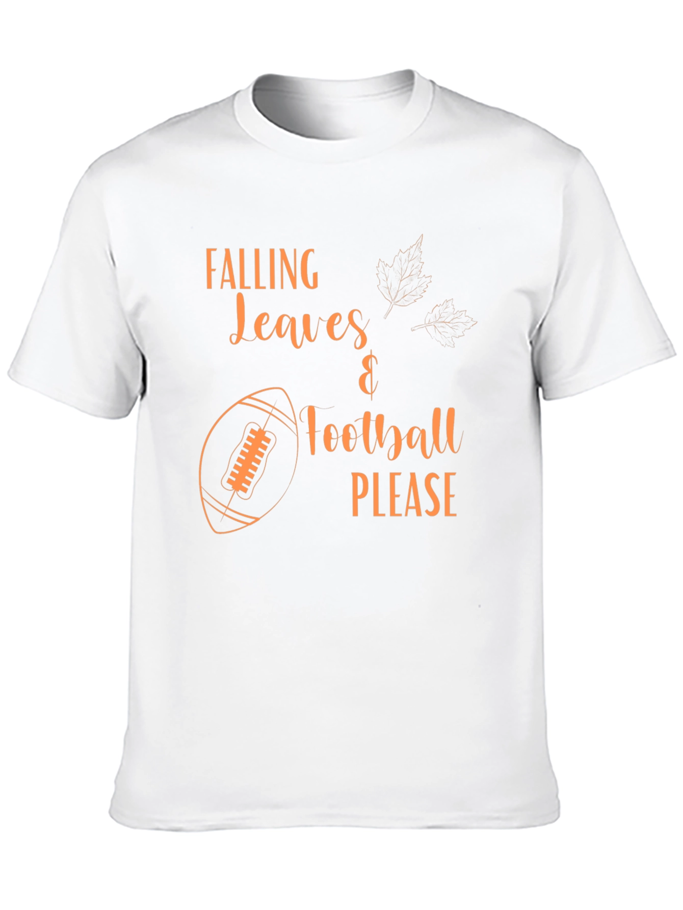 Falling Leaves Football Please T-Shirt