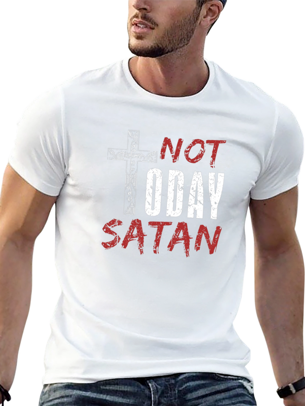 Not Today Satan Graphic Tee
