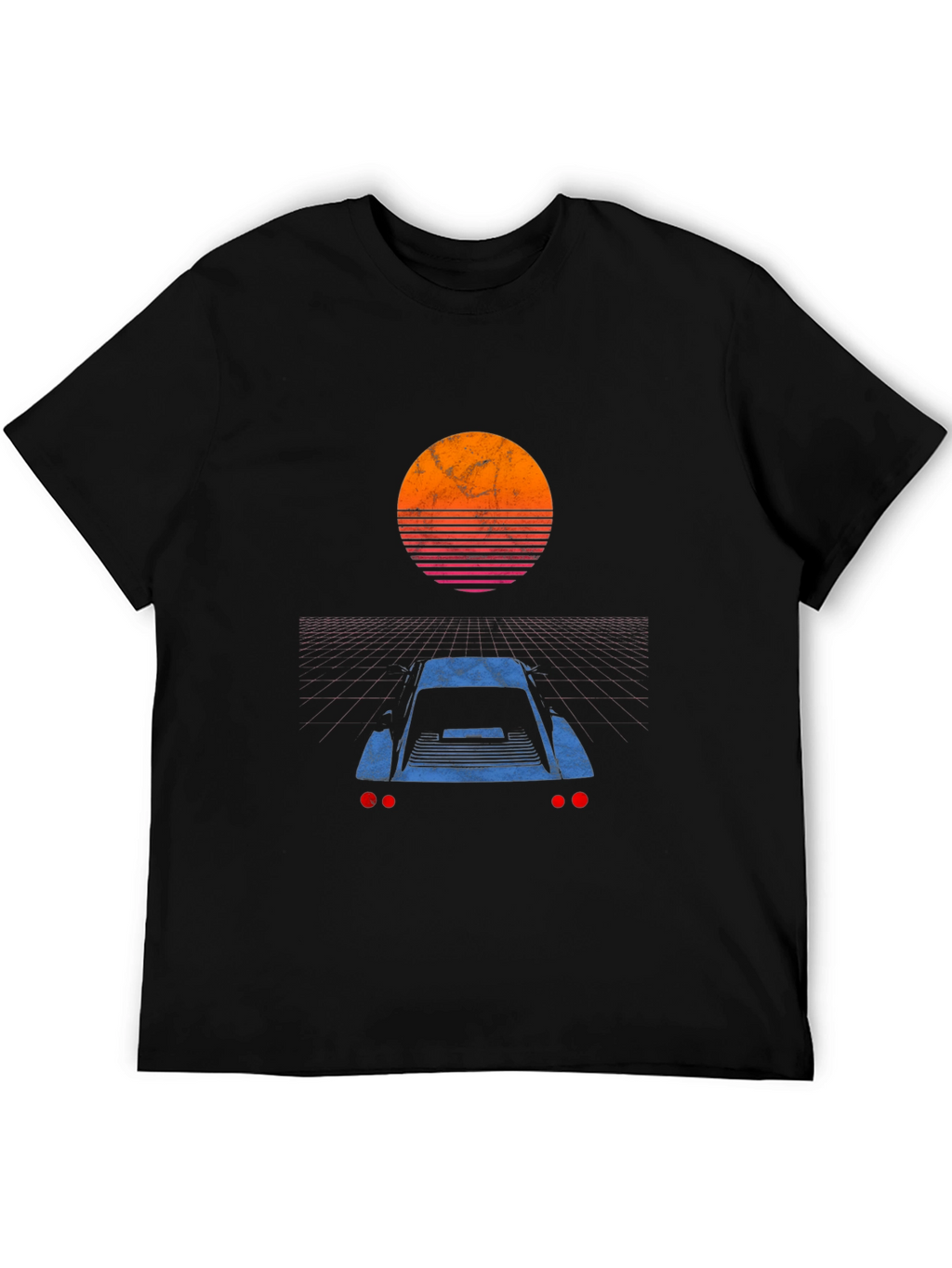 Retro Sunset Car T-Shirt