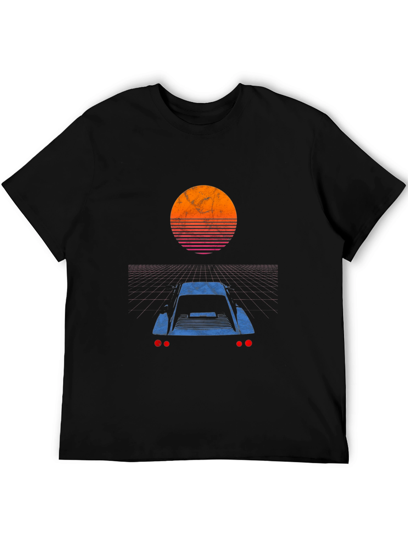 Retro Sunset Car T-Shirt