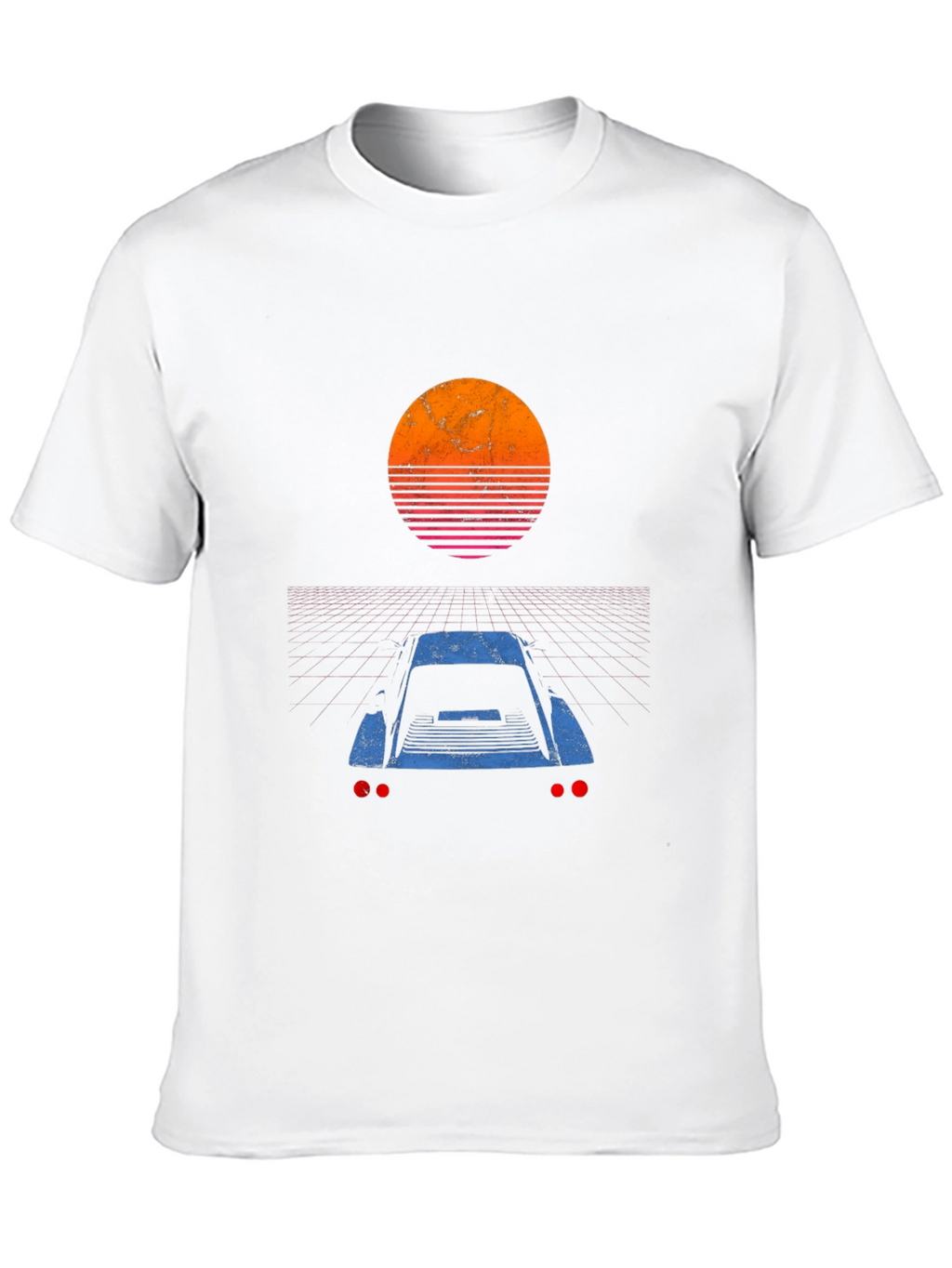 Retro Sunset Car T-Shirt
