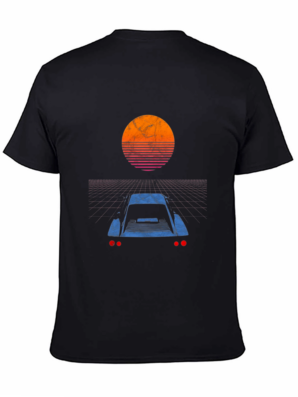 Retro Sunset Car T-Shirt