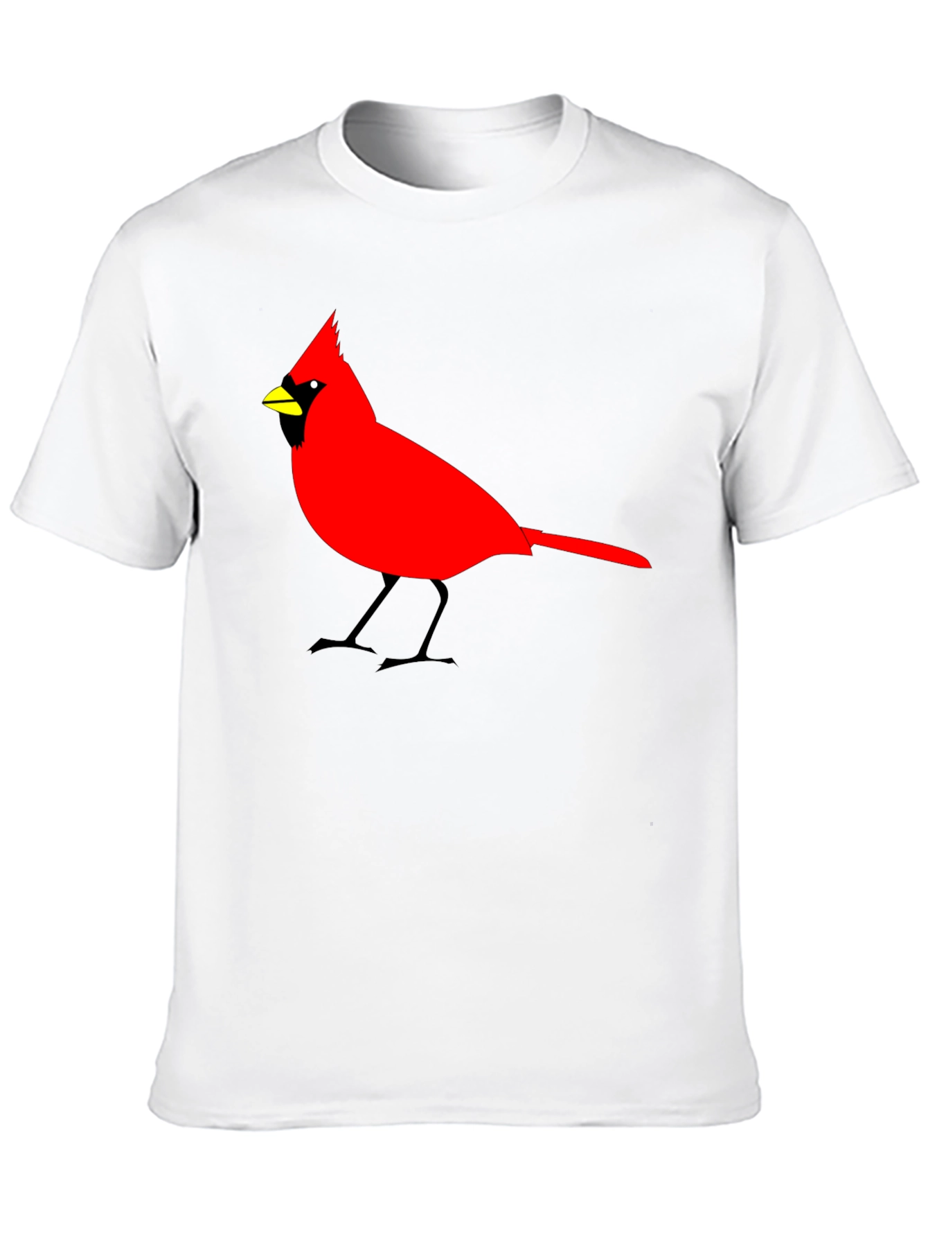 Cardinal Bird Graphic Tee - Mens Black T-Shirt