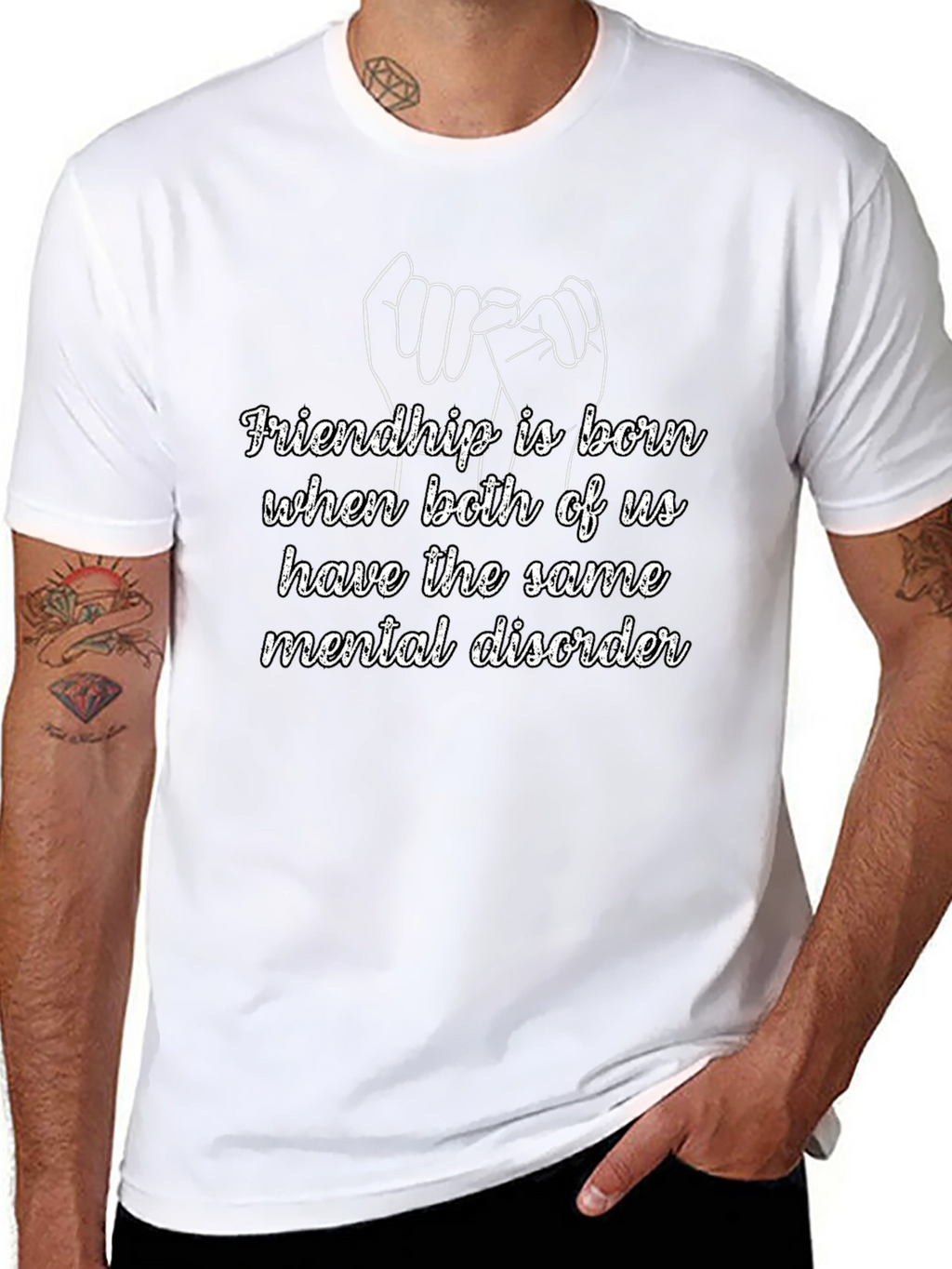 Friendship Mental Disorder Graphic Tee