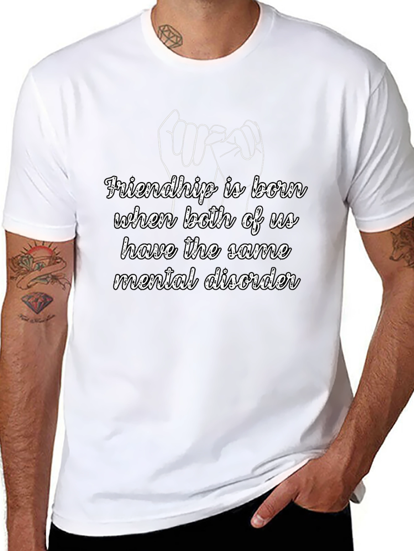 Friendship Mental Disorder Graphic Tee