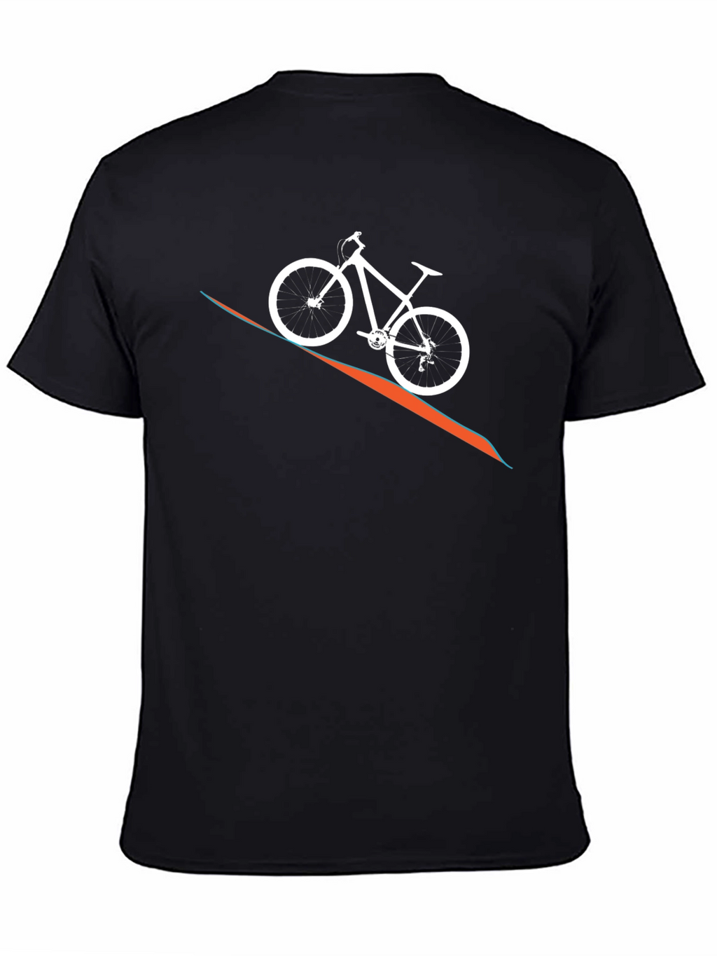 Mountain Bike T-Shirt - Black Graphic Tee