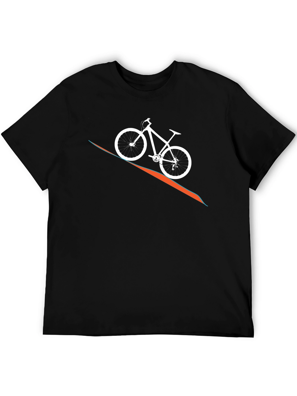 Mountain Bike T-Shirt - Black Graphic Tee