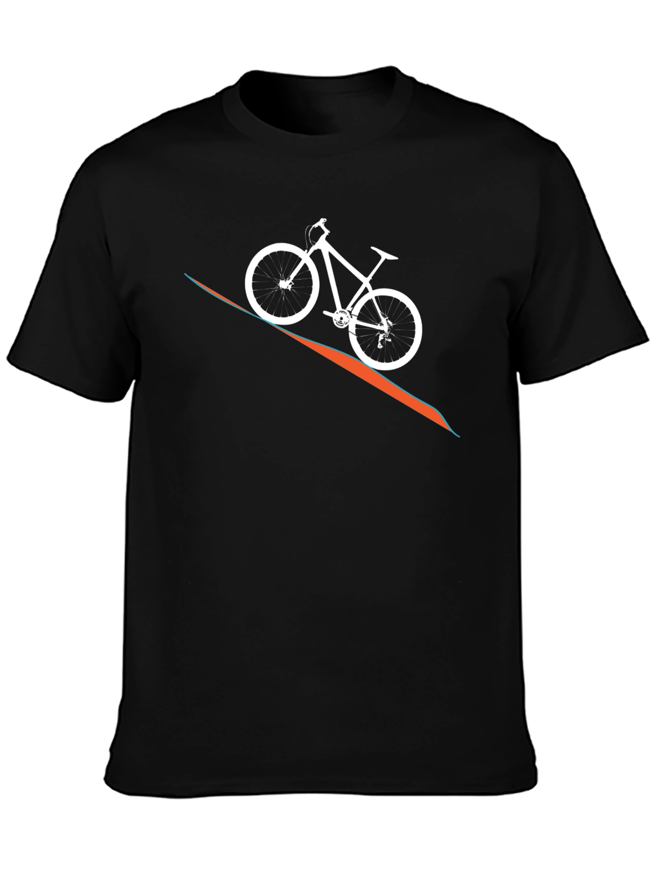 Mountain Bike T-Shirt - Black Graphic Tee