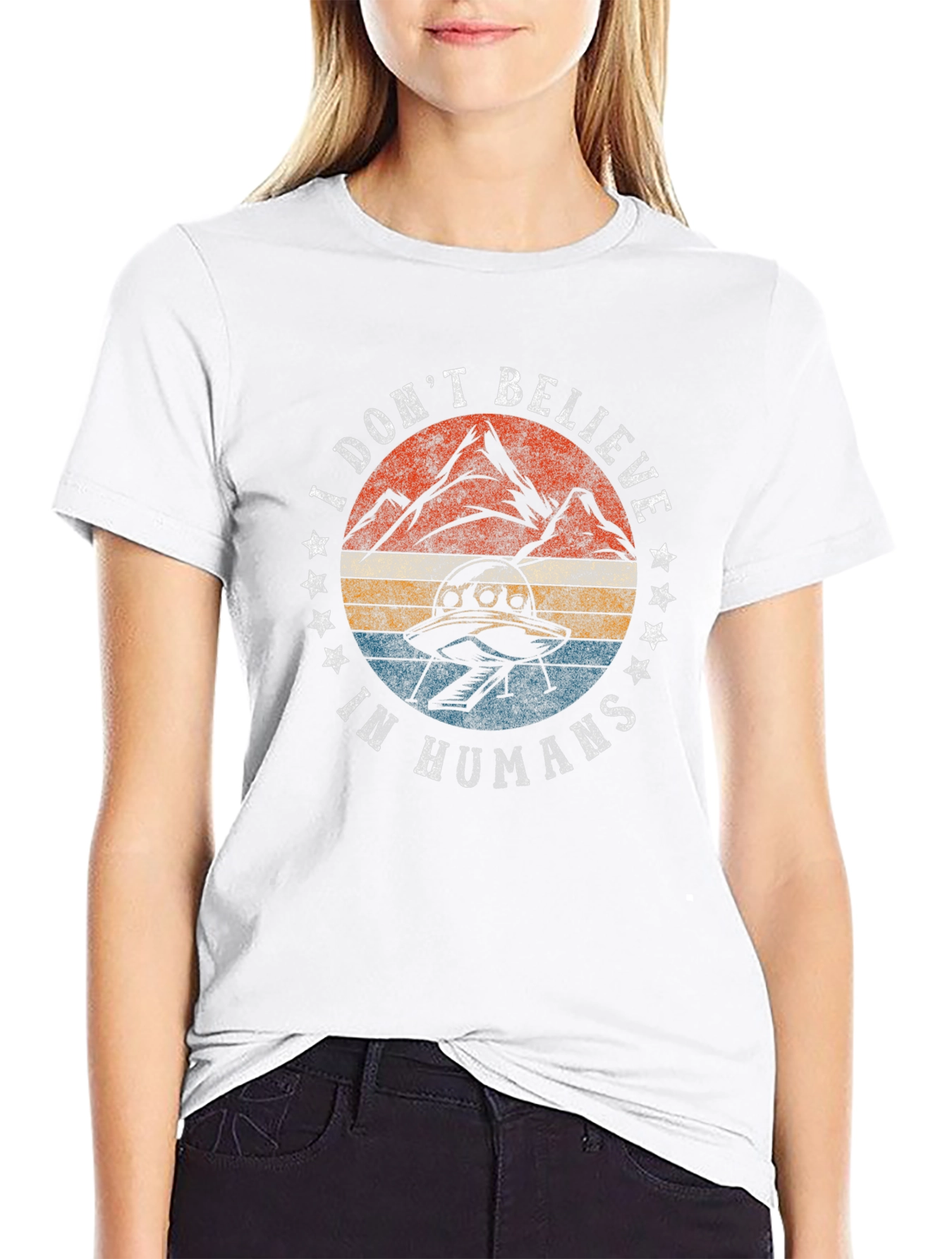 I Dont Believe In Humans Graphic Tee