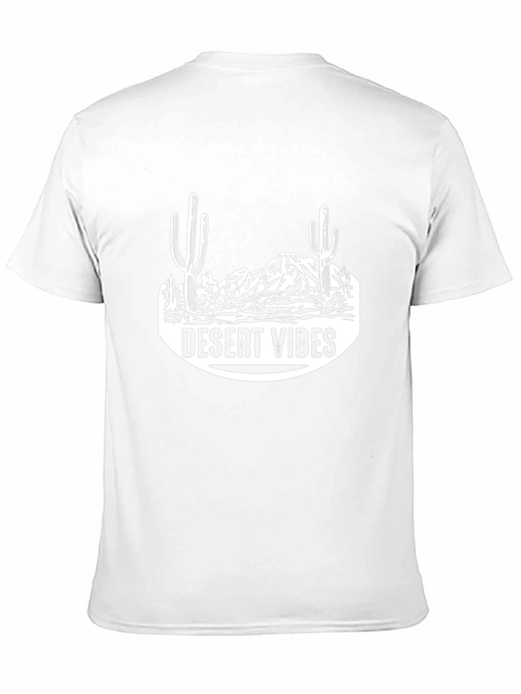 Desert Vibes Graphic T-Shirt - Black Casual Tee