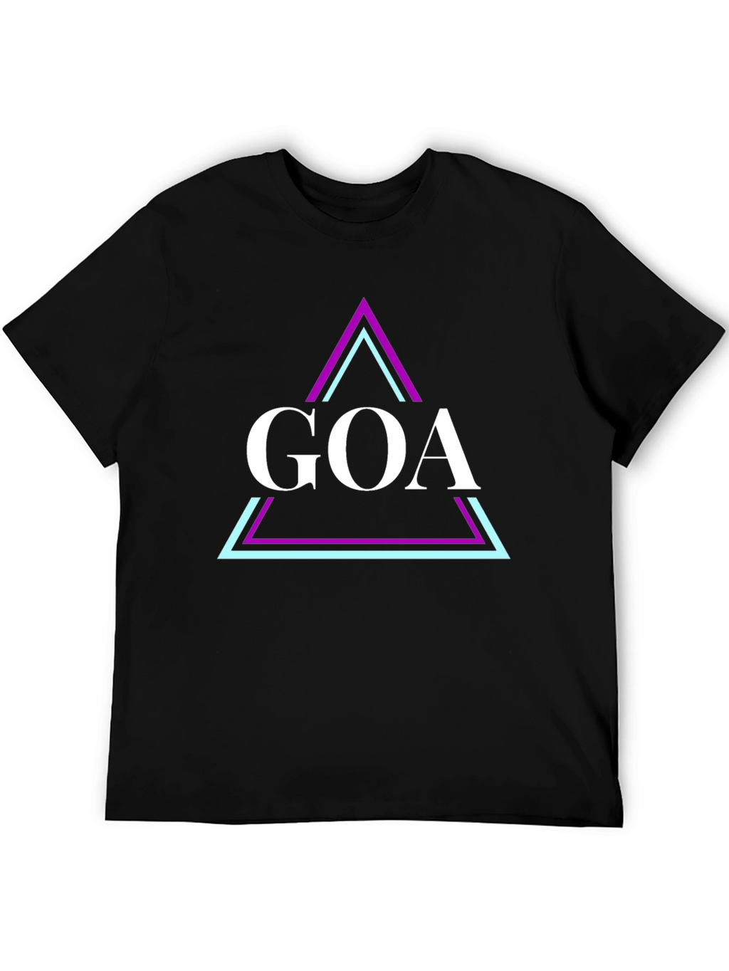 GOA Graphic Tee - Black Cotton Blend T-Shirt