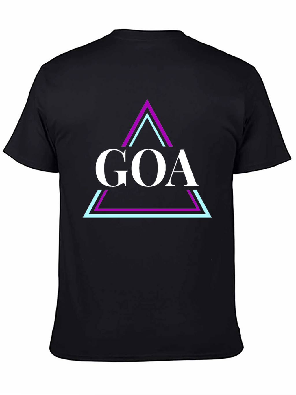 GOA Graphic Tee - Black Cotton Blend T-Shirt