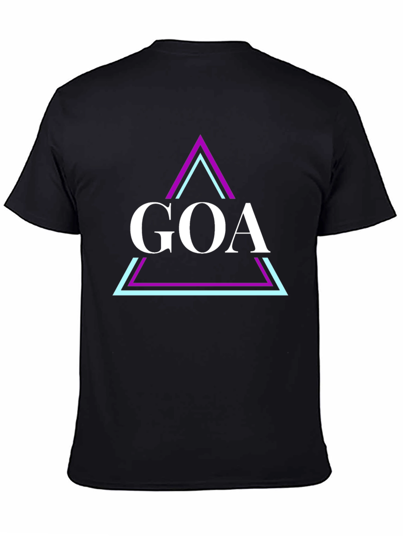 GOA Graphic Tee - Black Cotton Blend T-Shirt