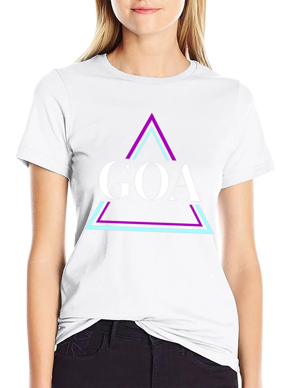 GOA Graphic Tee - Black Cotton Blend T-Shirt