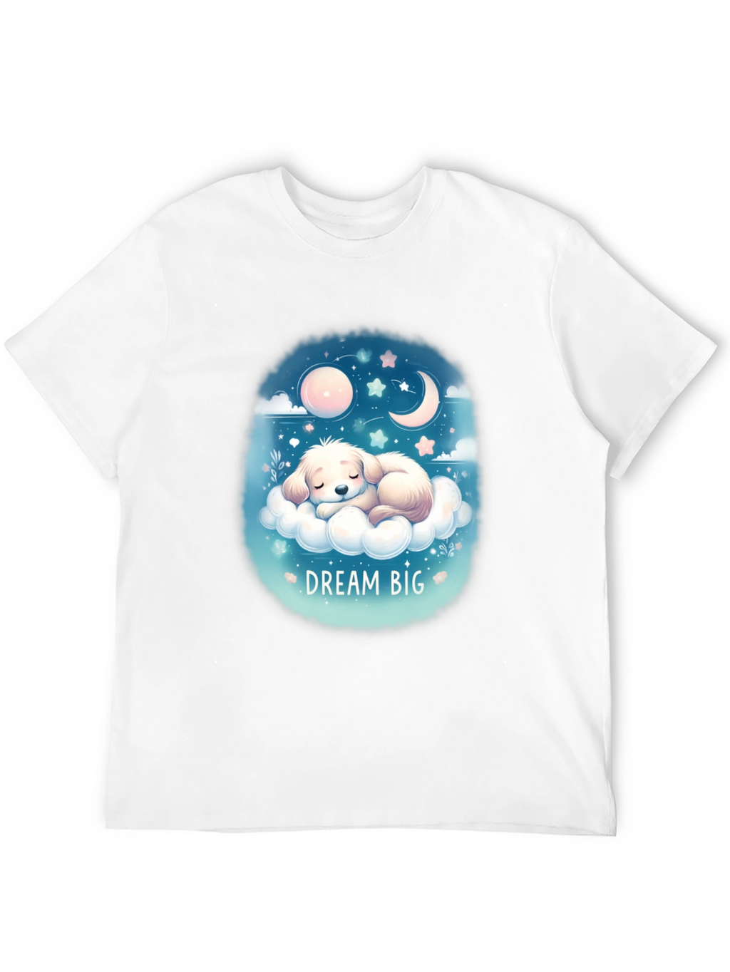 Dream Big Dog Tee - Cute Puppy Graphic T-Shirt