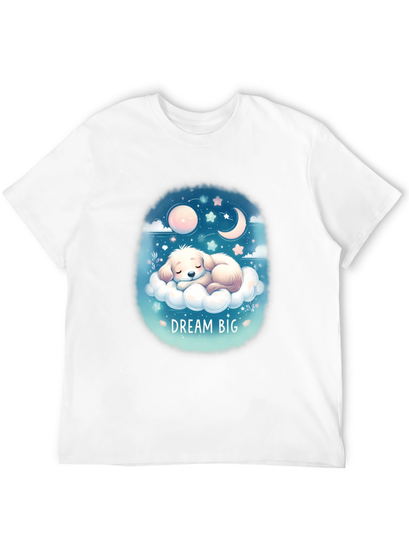 Dream Big Dog Tee - Cute Puppy Graphic T-Shirt