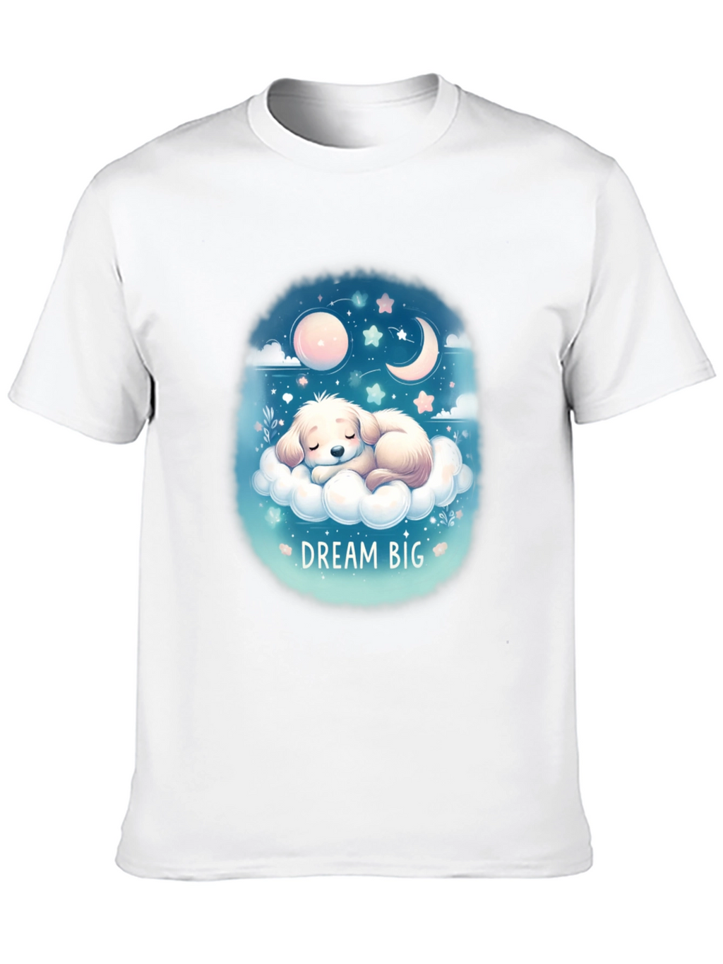 Dream Big Dog Tee - Cute Puppy Graphic T-Shirt