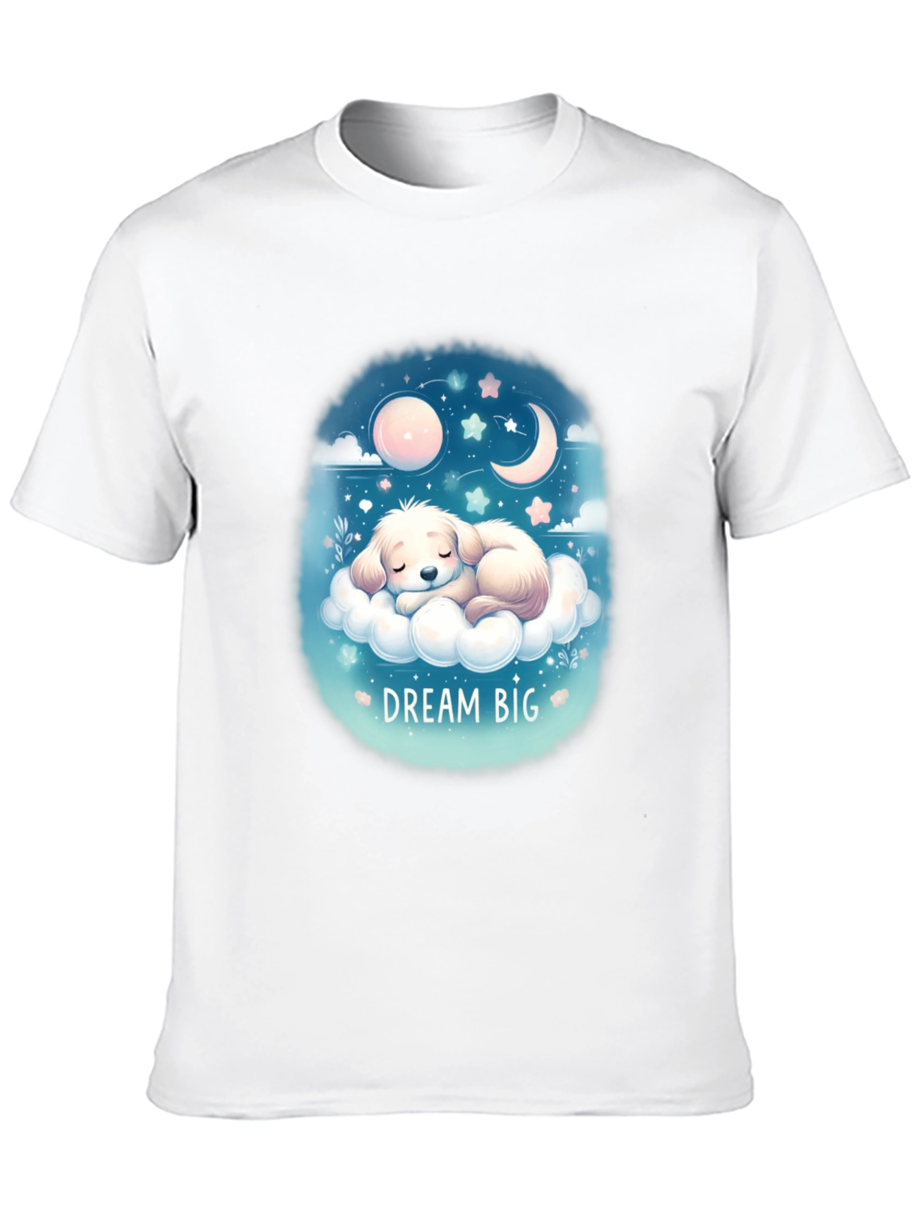 Dream Big Dog Tee - Cute Puppy Graphic T-Shirt