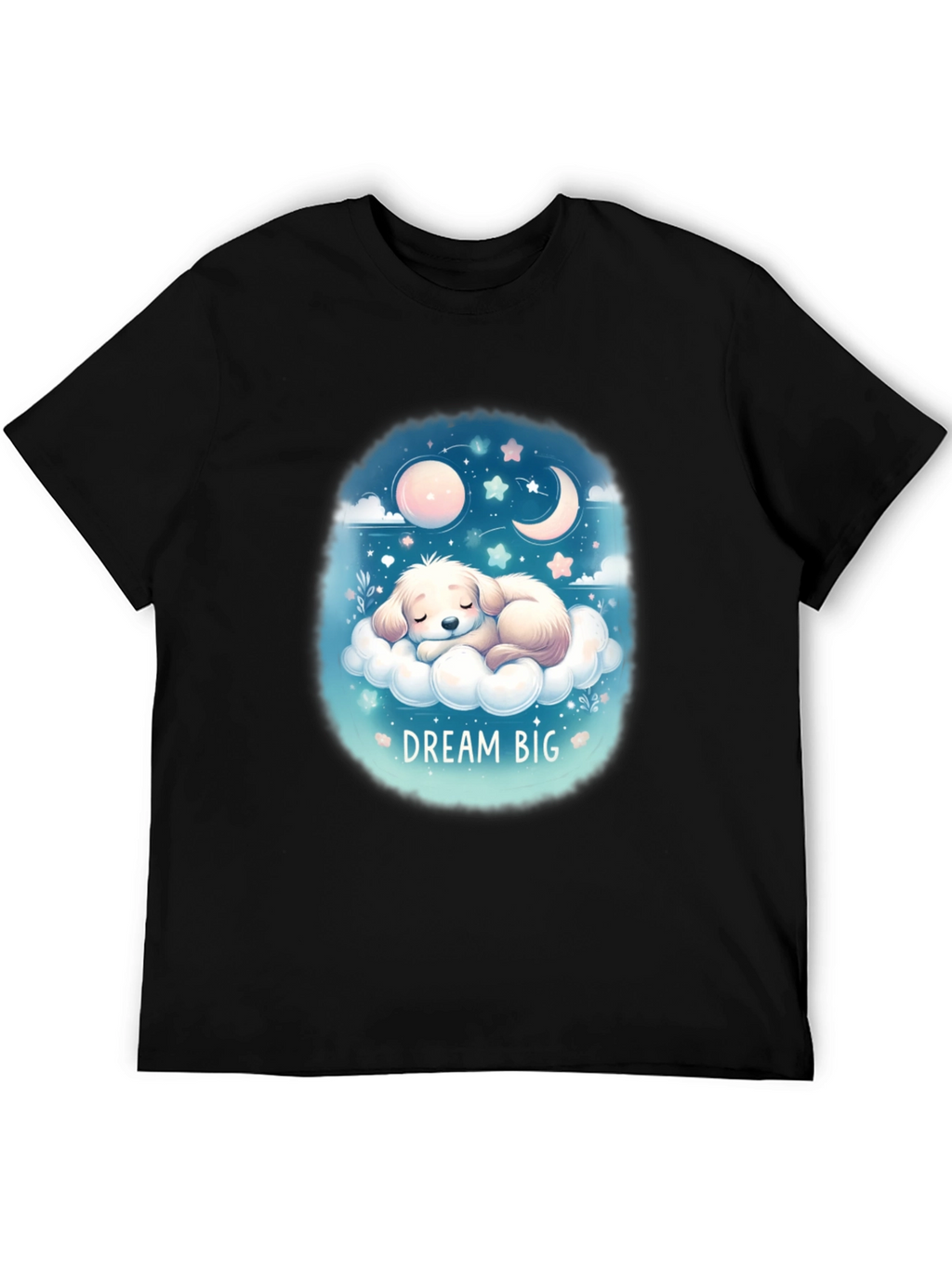 Dream Big Dog Tee - Cute Puppy Graphic T-Shirt