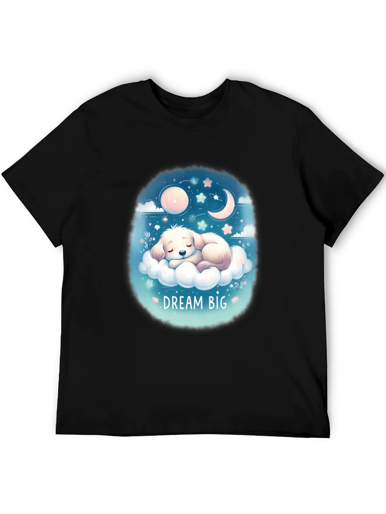 Dream Big Dog Tee - Cute Puppy Graphic T-Shirt
