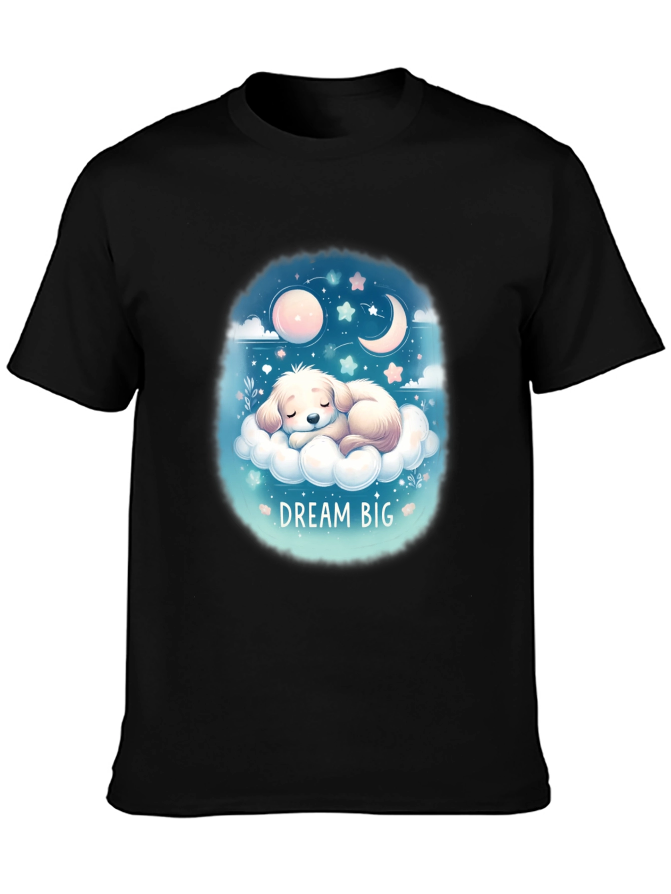Dream Big Dog Tee - Cute Puppy Graphic T-Shirt