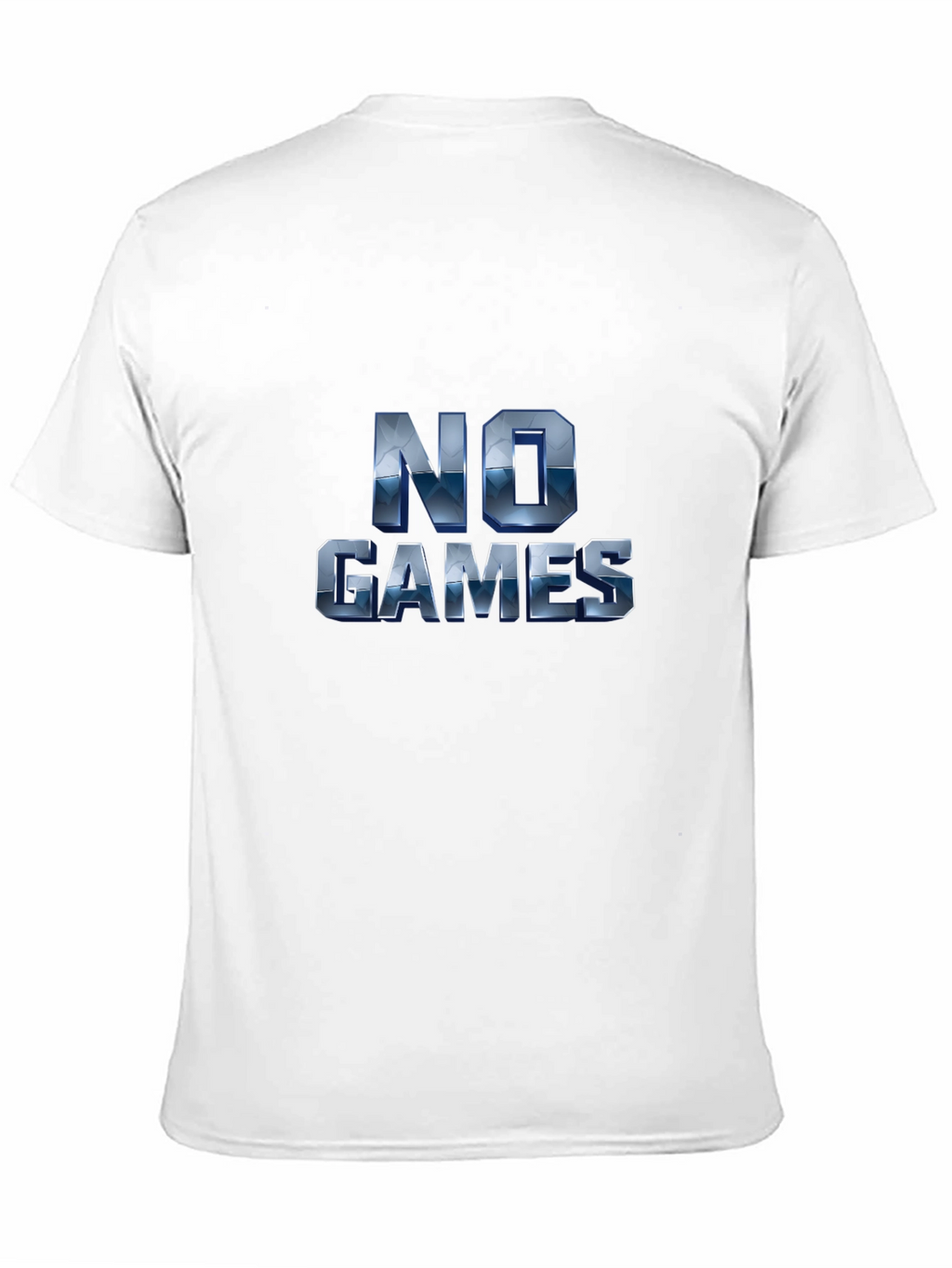 No Games Graphic T-Shirt - Modern Style