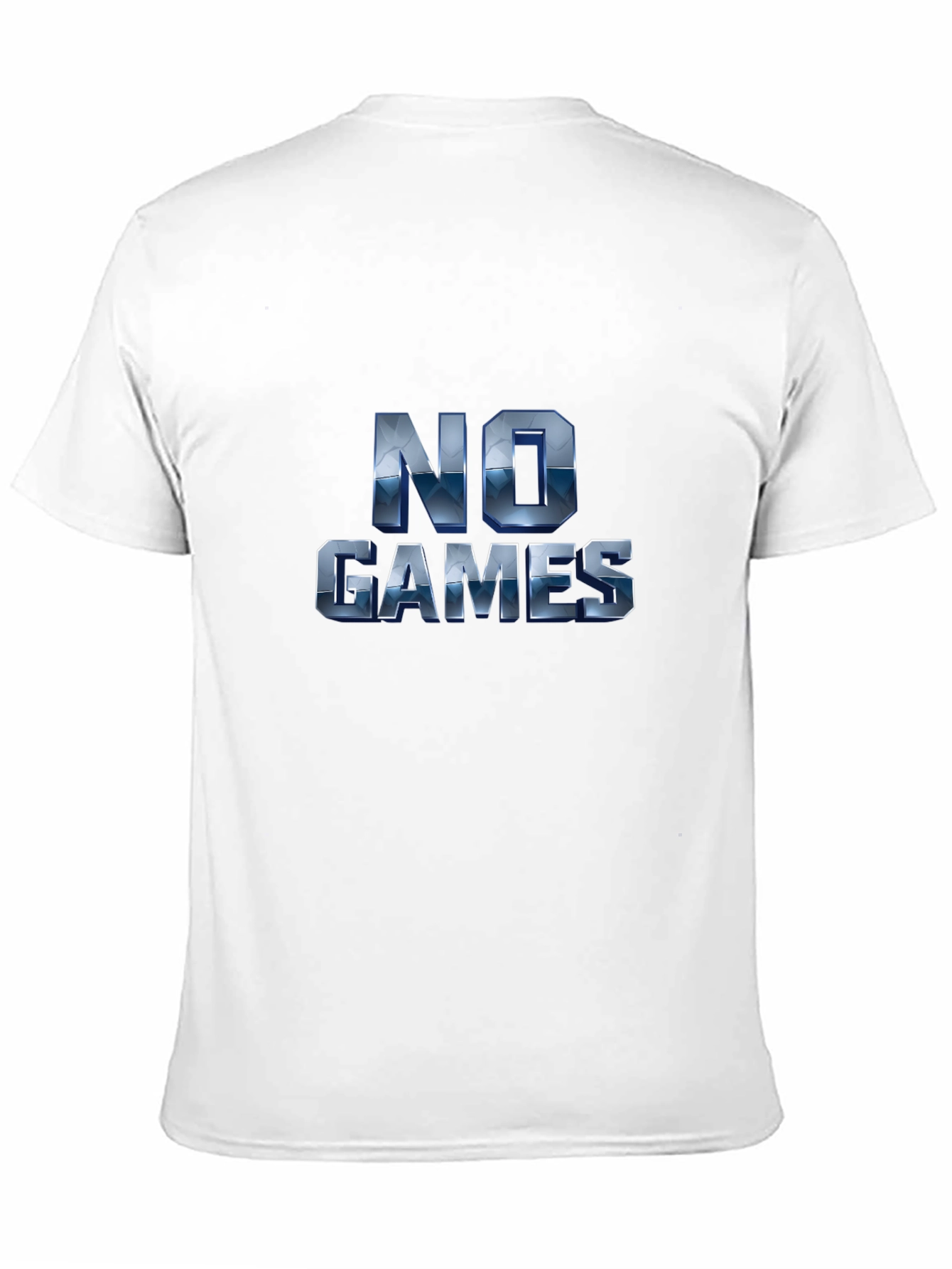 No Games Graphic T-Shirt - Modern Style