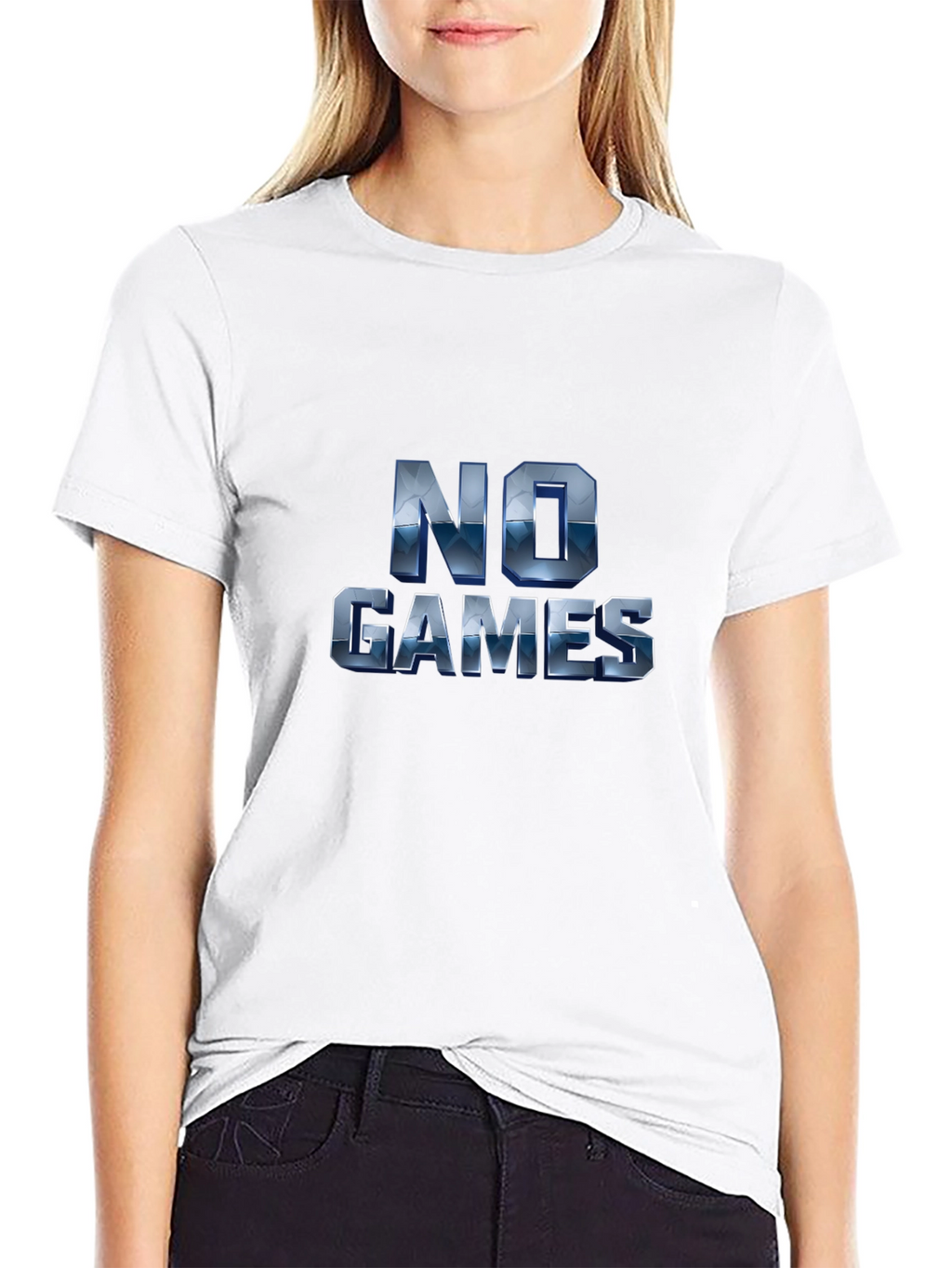 No Games Graphic T-Shirt - Modern Style