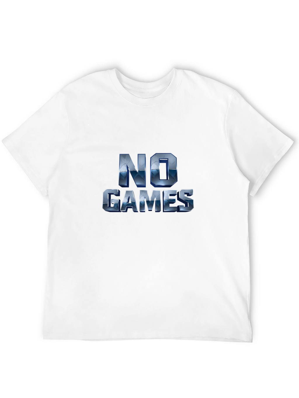 No Games Graphic T-Shirt - Modern Style